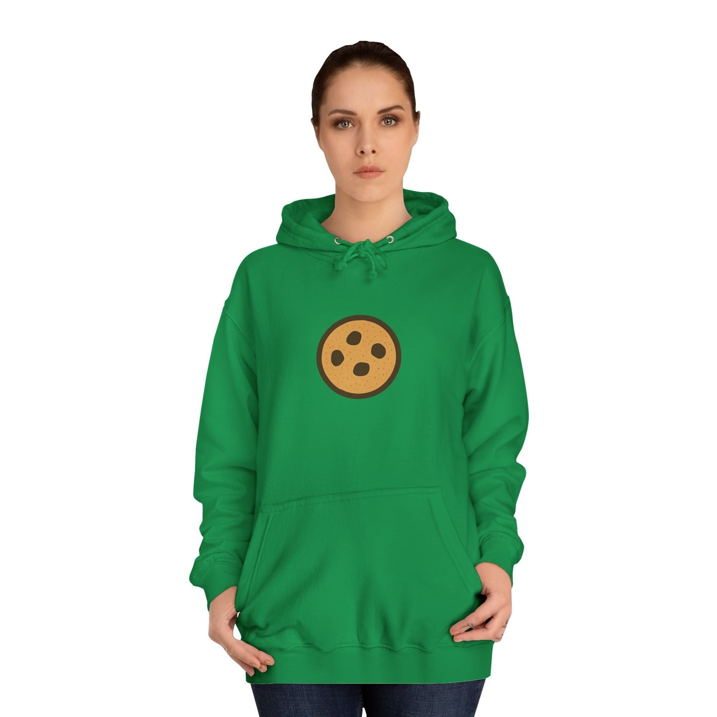 Unisex Cookie “Good Times” Hoodie – Chocolate Chip Graphic Sweatshirt Printify