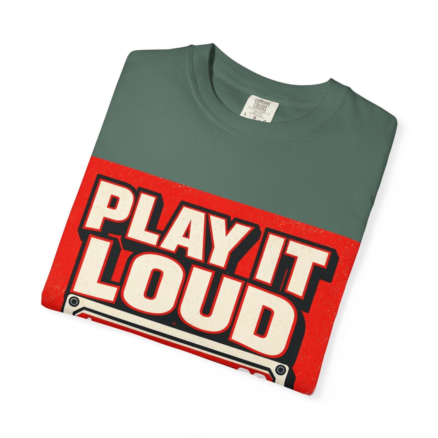 Play It Loud Retro Cassette T-Shirt Printify