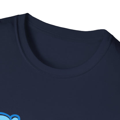 Player 1 Energy T-Shirt — Cute Blue Gamer Controller Graphic Tee Printify