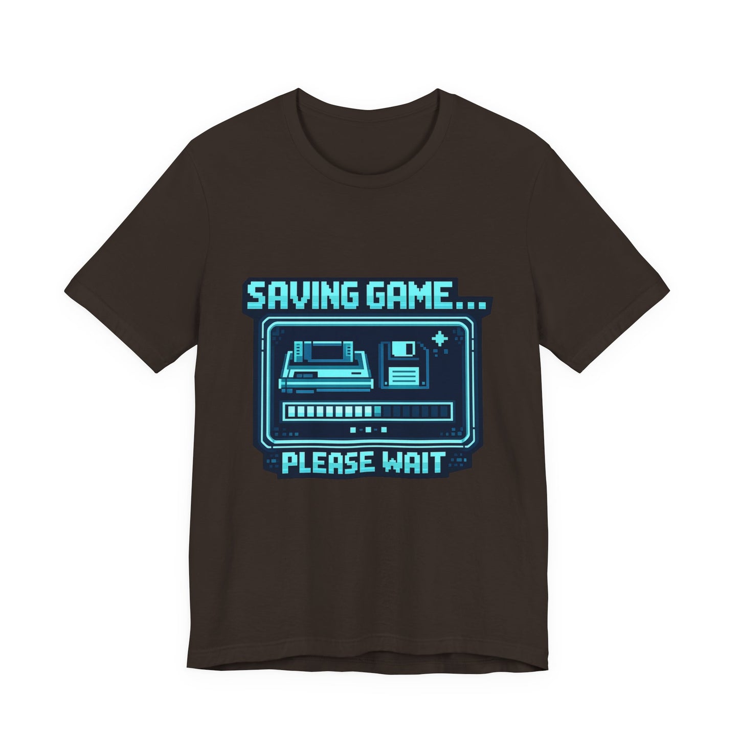 Saving Game Please Wait T-Shirt — Retro Gaming Console Tee