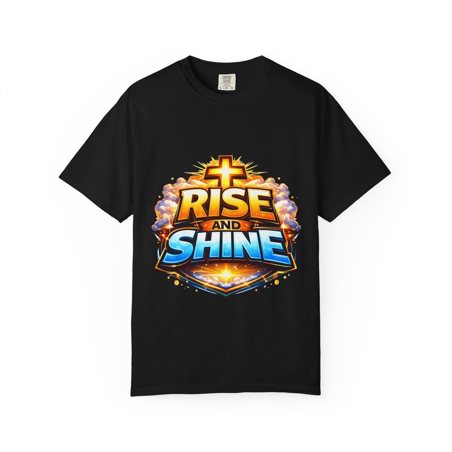 Rise and Shine Christian T-Shirt for Men – Inspirational Graphic Tee Printify