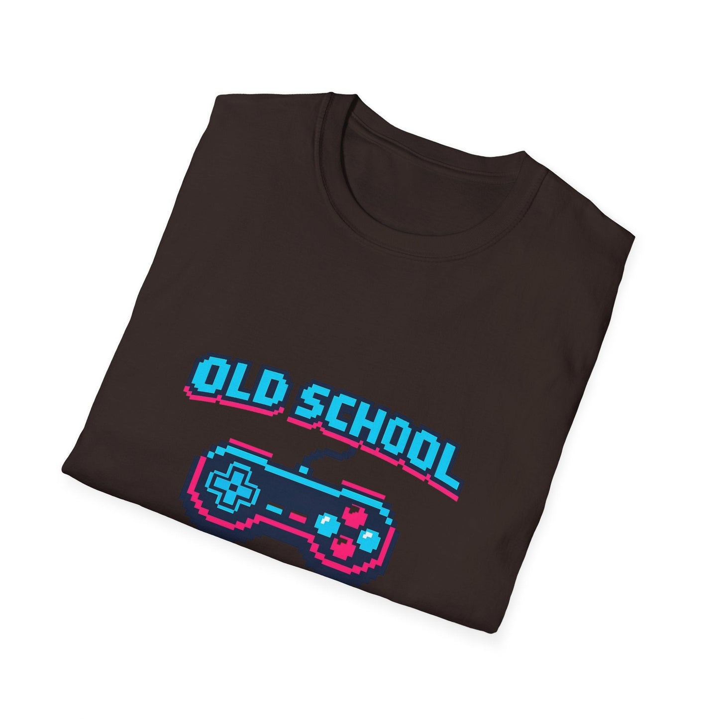 Old School Gamer T-Shirt — Retro Video Game Controller Tee Printify