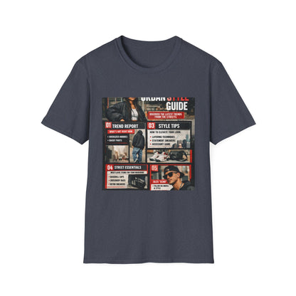 Urban Style Guide T-Shirt — Vintage Streetwear Graphic Tee Printify