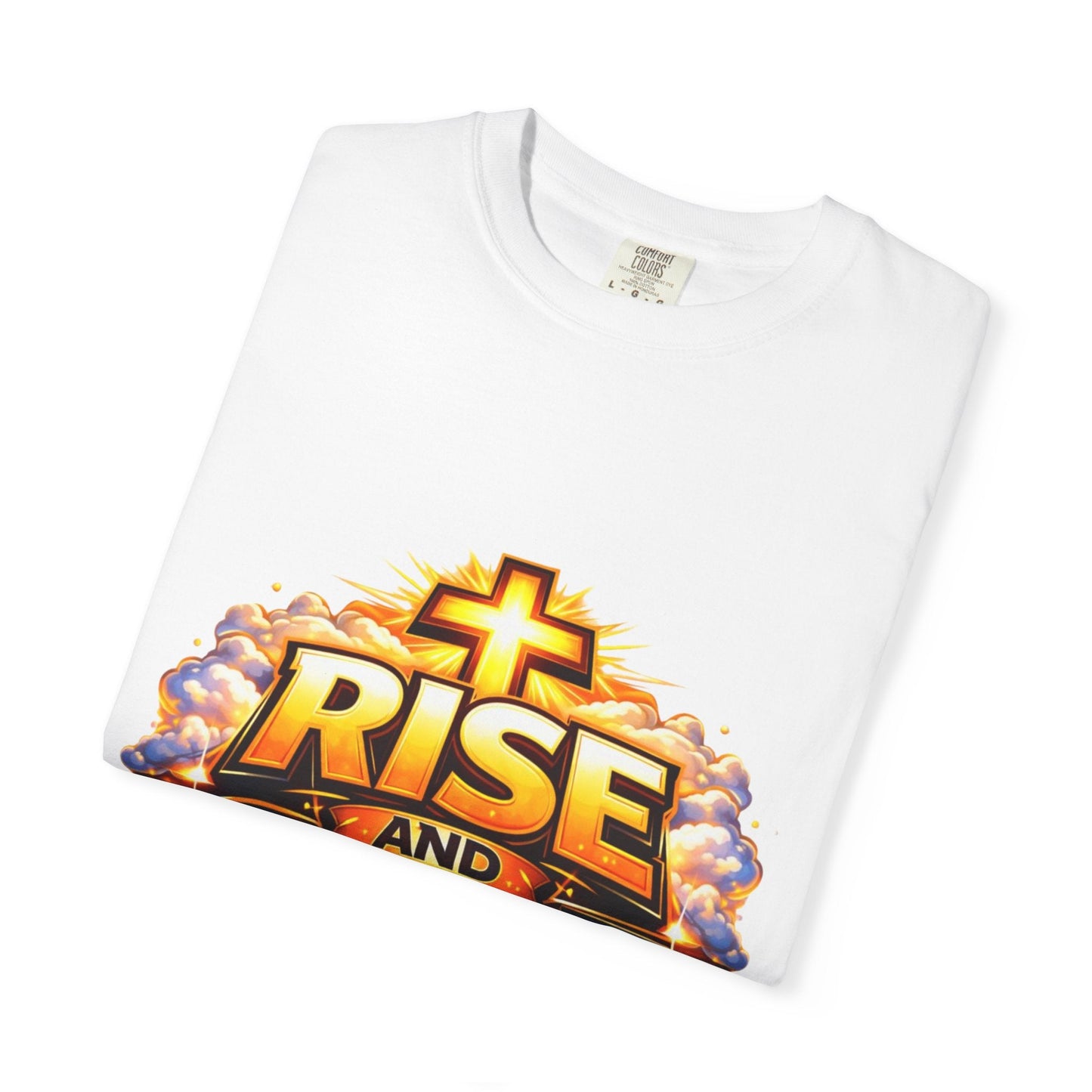Rise and Shine Christian T-Shirt for Men – Inspirational Graphic Tee Printify