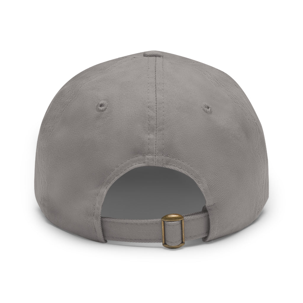 Dad Hat — Round Leather Patch 'HOPE' Cap