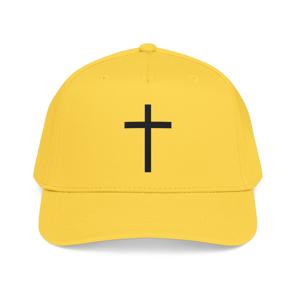 Christian Cross Baseball Cap — Minimal Embroidered Faith Hat