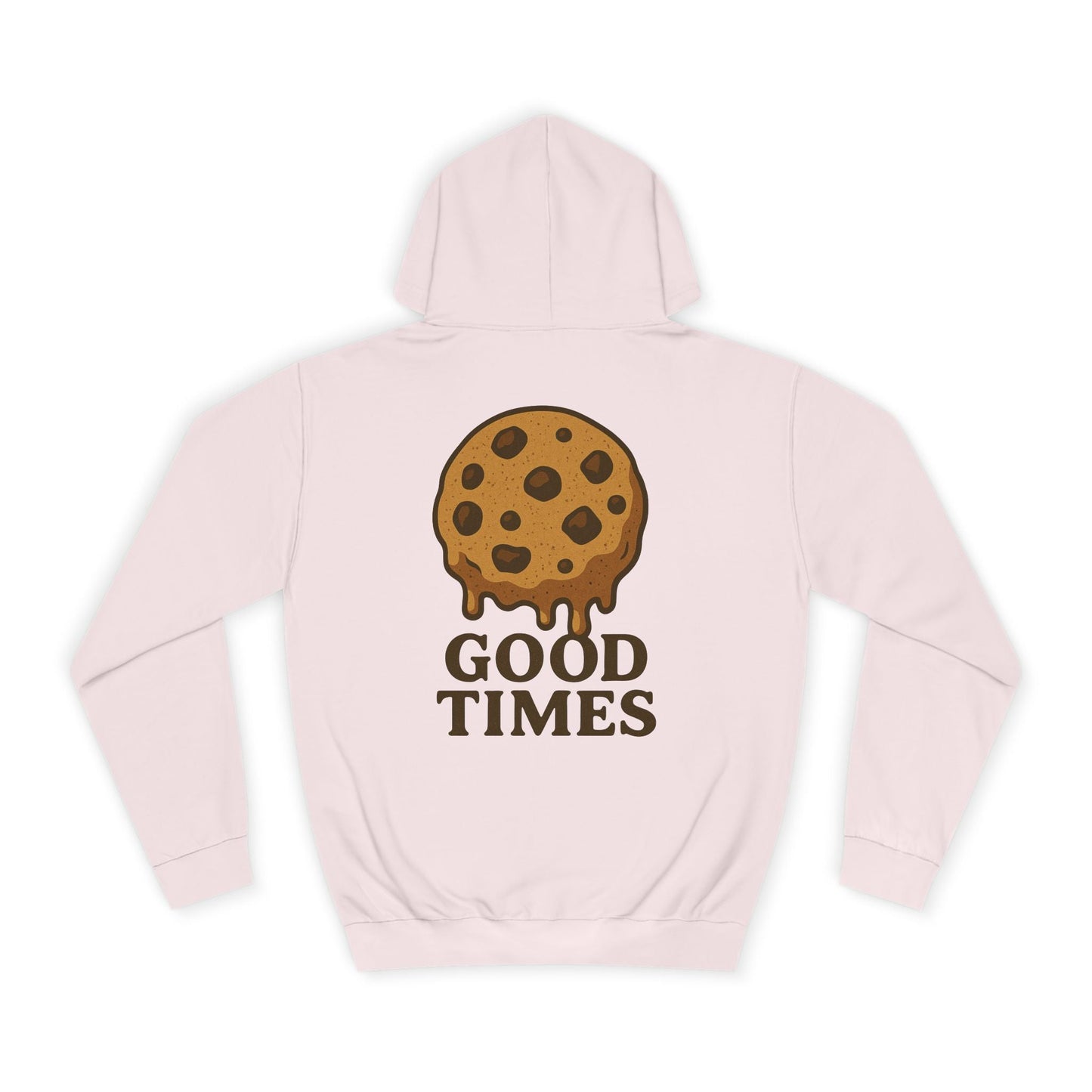 Unisex Cookie “Good Times” Hoodie – Chocolate Chip Graphic Sweatshirt Printify