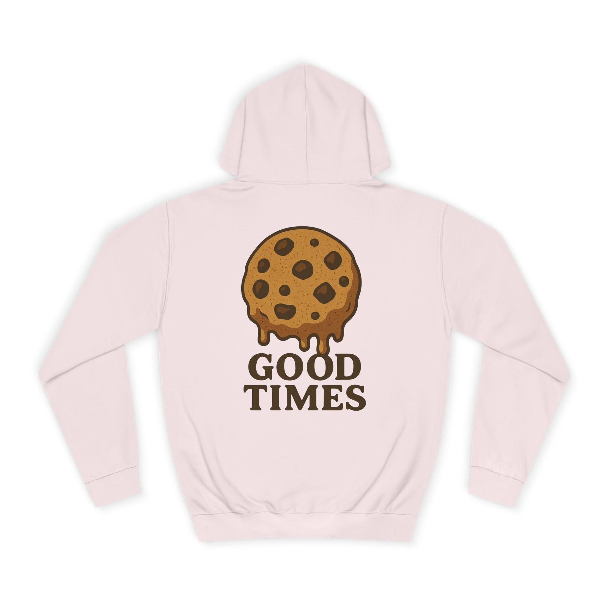 Unisex Cookie “Good Times” Hoodie – Chocolate Chip Graphic Sweatshirt Printify