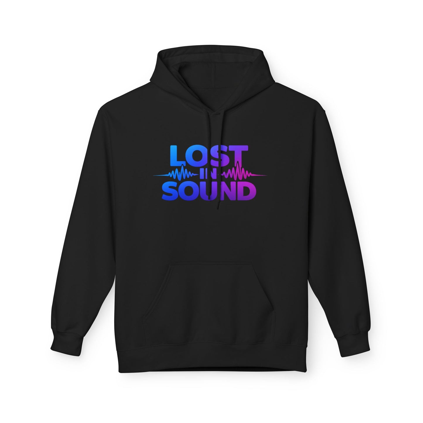Lost in Sound Hoodie — Gradient Music Wave Pullover