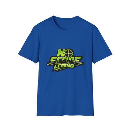 No Scope Legend T-Shirt — Gamer/Streamer Aim Training Tee Printify