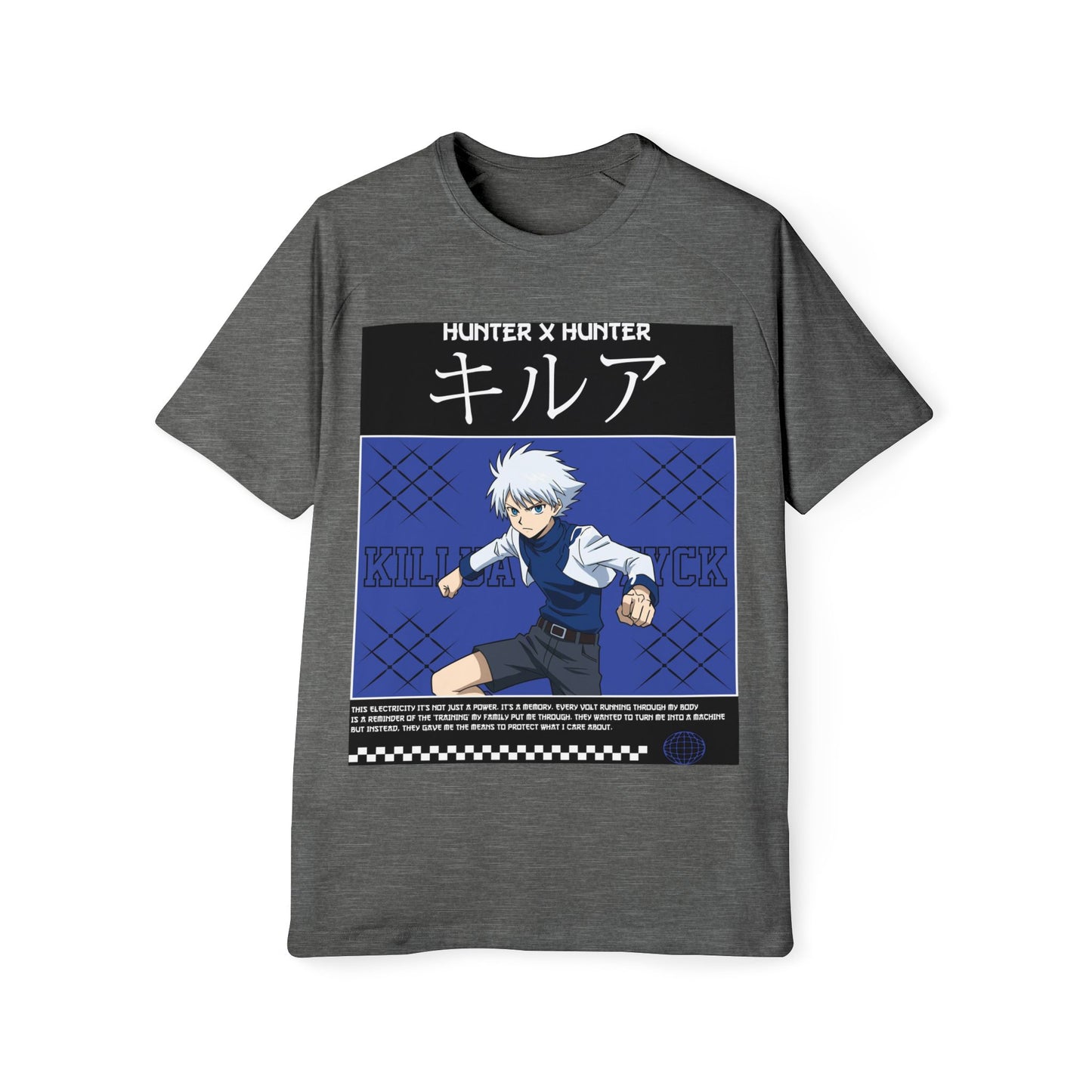 Hunter x Hunter Killua Graphic T-Shirt — Anime Raglan Tee