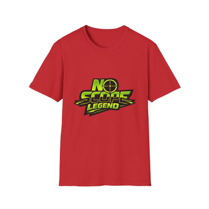 No Scope Legend T-Shirt — Gamer/Streamer Aim Training Tee Printify