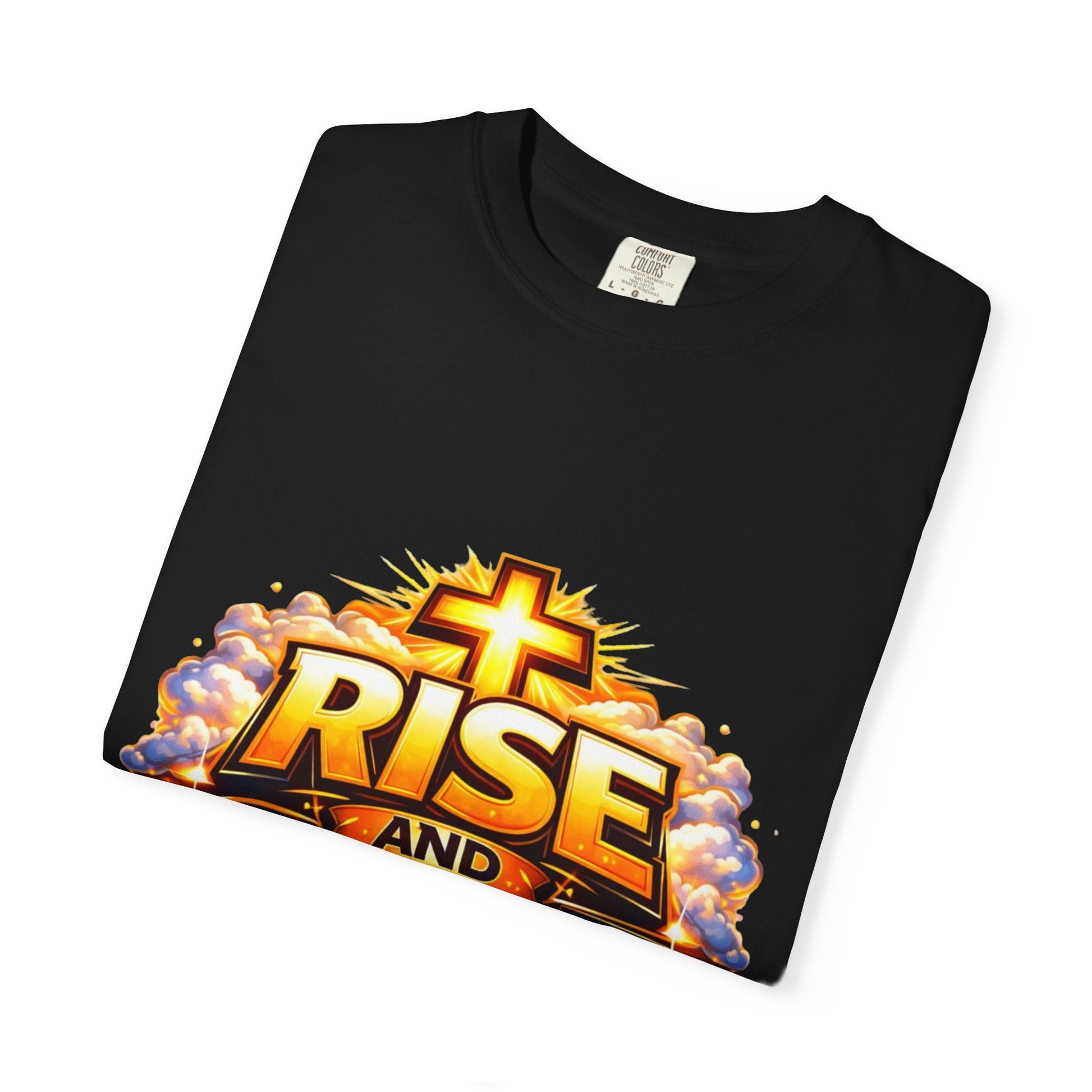 Rise and Shine Christian T-Shirt for Men – Inspirational Graphic Tee Printify