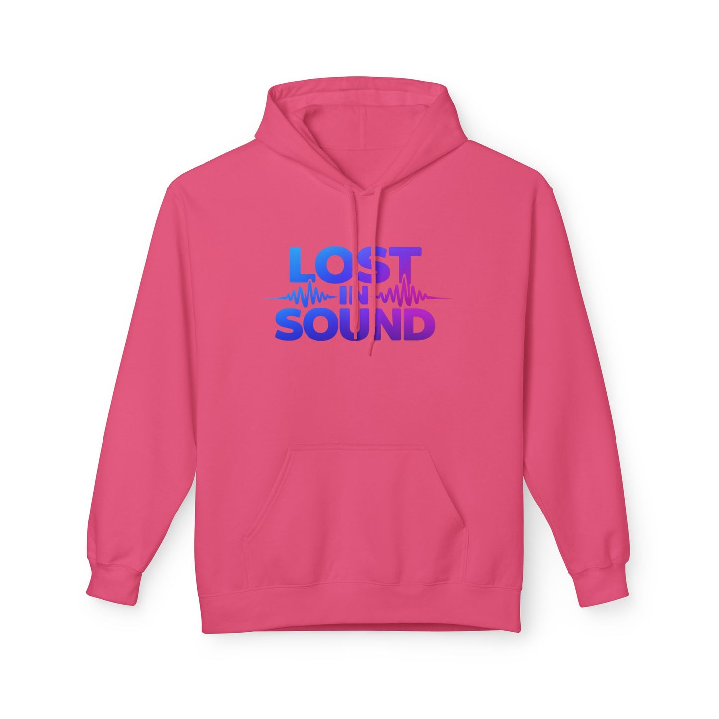 Lost in Sound Hoodie — Gradient Music Wave Pullover