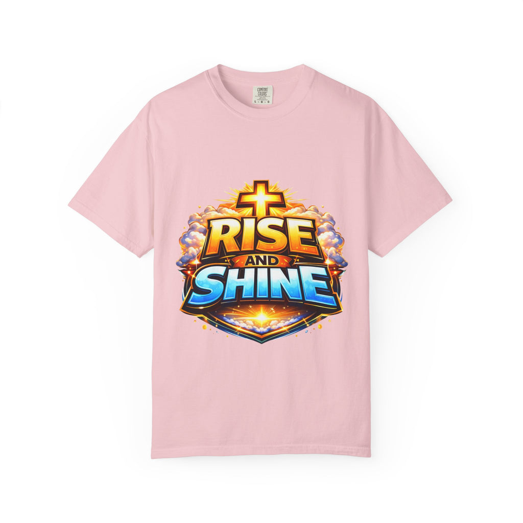 T-Shirt — "Rise and Shine" Christian Inspirational Graphic Tee