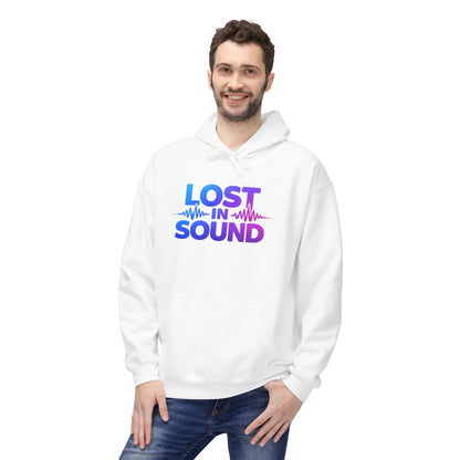 Lost in Sound Hoodie — Gradient Music Wave Pullover