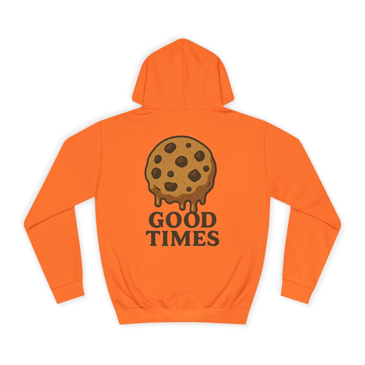 Unisex Cookie “Good Times” Hoodie – Chocolate Chip Graphic Sweatshirt Printify