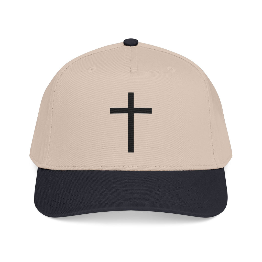Christian Cross Baseball Cap — Minimal Embroidered Faith Hat