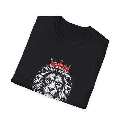 No Fear Lion T‑Shirt — Crowned Lion Graphic Tee Printify