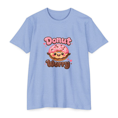 Donut Worry T-Shirt — Cute Kawaii Doughnut Graphic Tee Printify