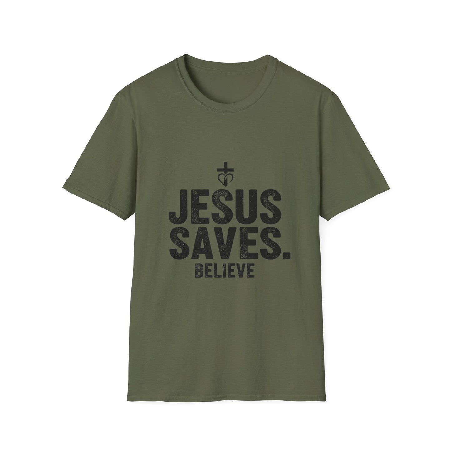Christian Cross T-Shirt – Unisex “His Sacrifice Brought Hope & New Life” Inspirational Tee Printify