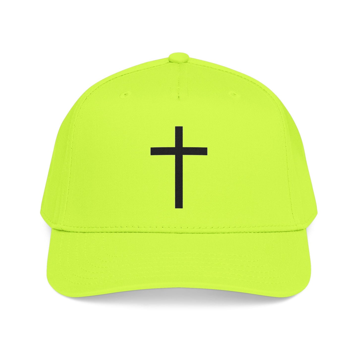 Christian Cross Baseball Cap — Minimal Embroidered Faith Hat Printify