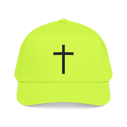 Christian Cross Baseball Cap — Minimal Embroidered Faith Hat Printify