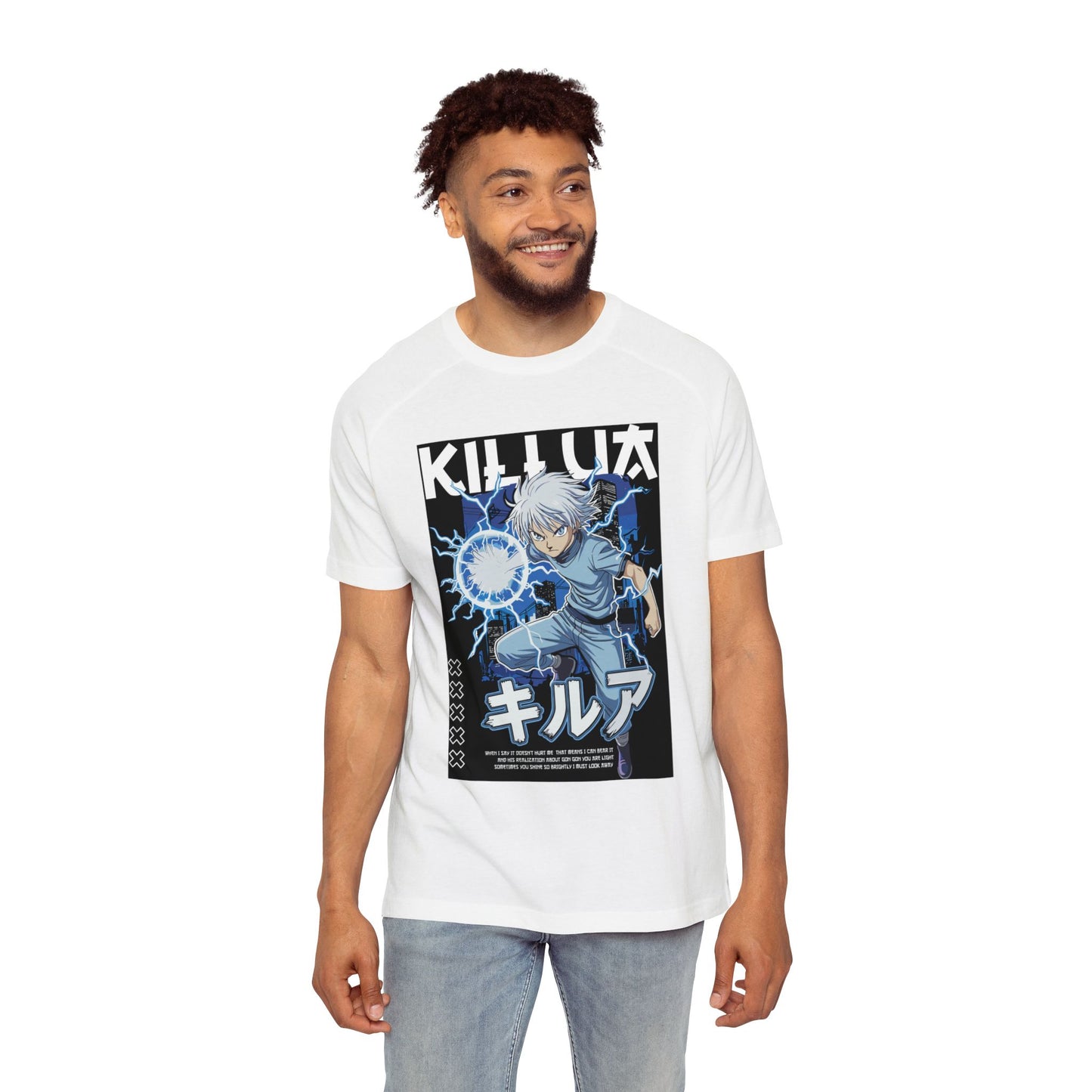 Killua Anime T-Shirt — Lightning Attack Graphic Tee (キルア)