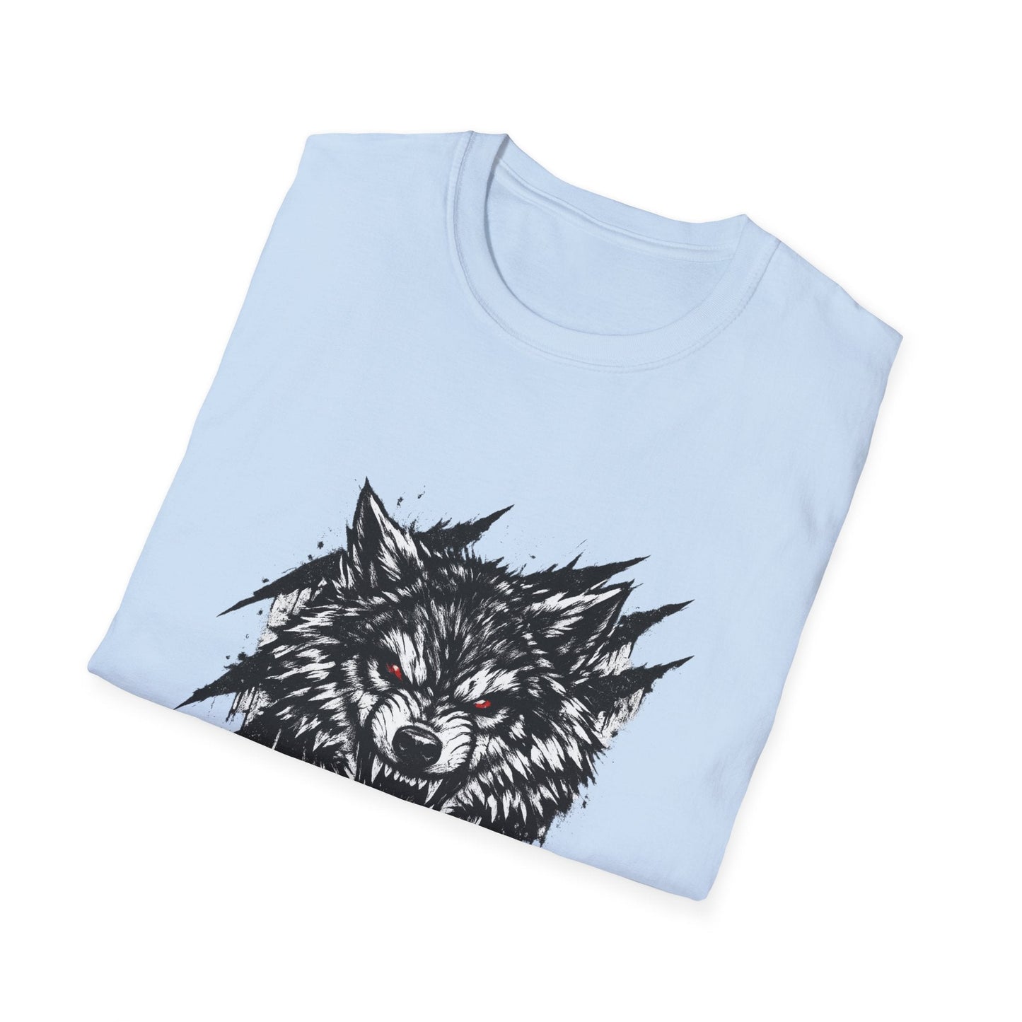 Wolf "Lone Instinct" T-Shirt - Graphic Storm Wolf Tee Printify