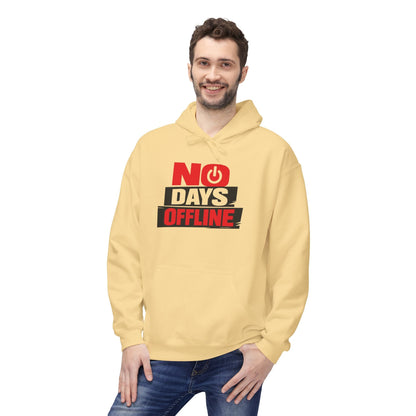 No Days Offline Hoodie — Gamer / Streamer Graphic Pullover Printify