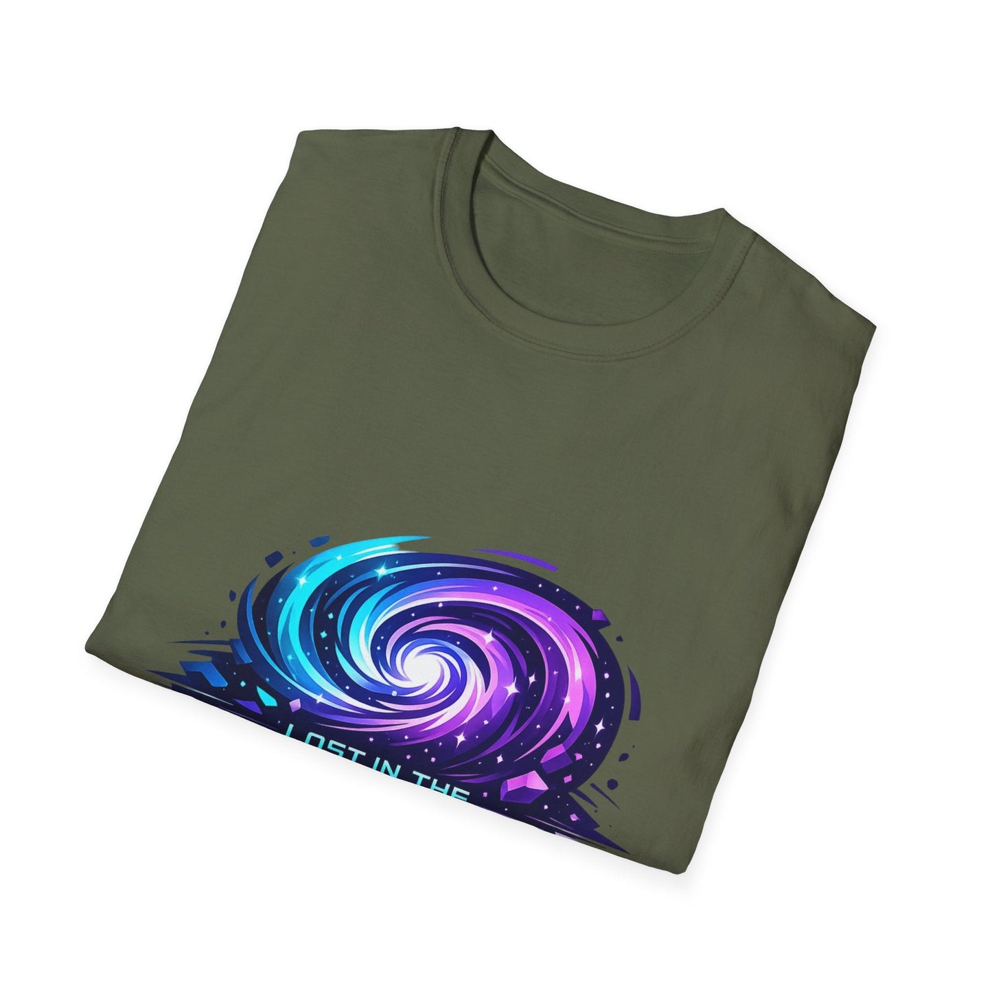 Lost in the Multiverse T-Shirt — Galaxy Vortex Graphic Tee Printify