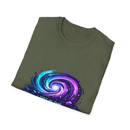 Lost in the Multiverse T-Shirt — Galaxy Vortex Graphic Tee Printify