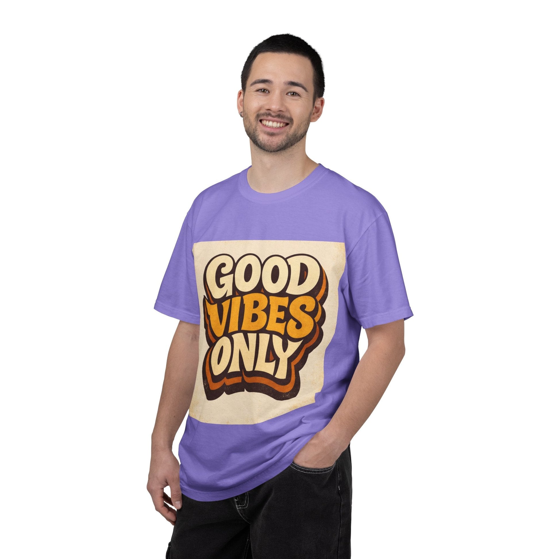 Good Vibes Only T-Shirt — Retro 70s Graphic Tee Printify