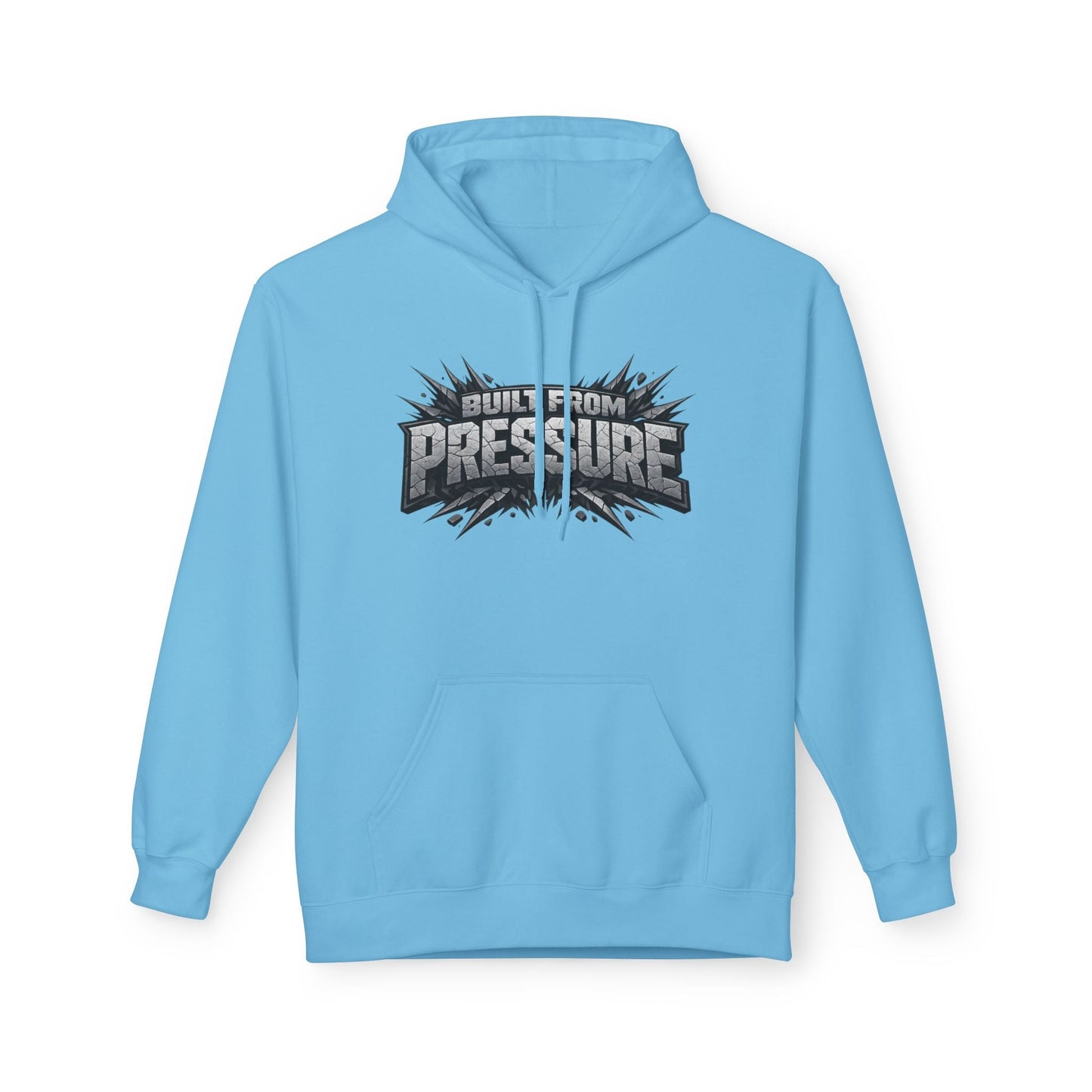 Build From Pressure Hoodie — Motivational Graphic Pullover Printify