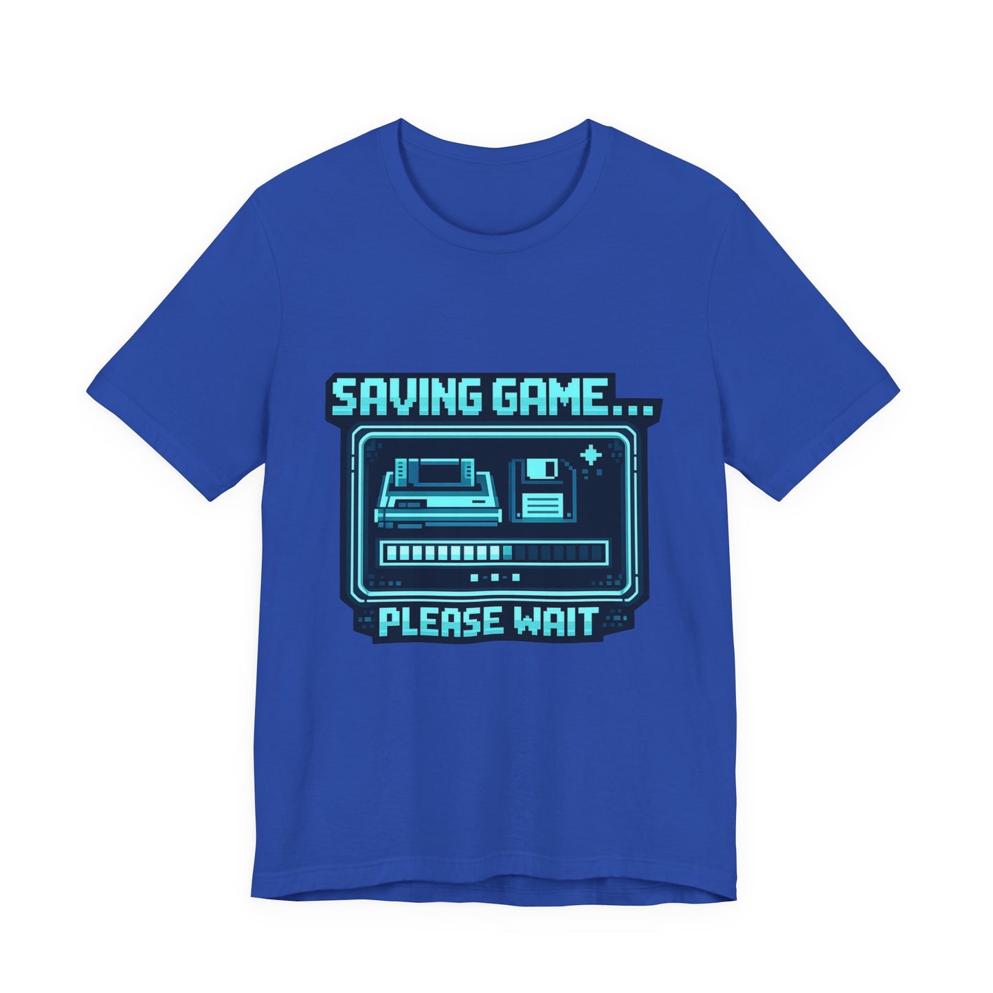 Saving Game Please Wait T-Shirt — Retro Gaming Console Tee