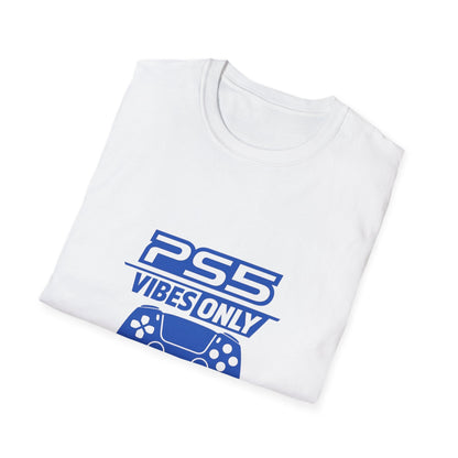 PS5 Vibes Only T-Shirt — Gamer Controller Graphic Tee Printify