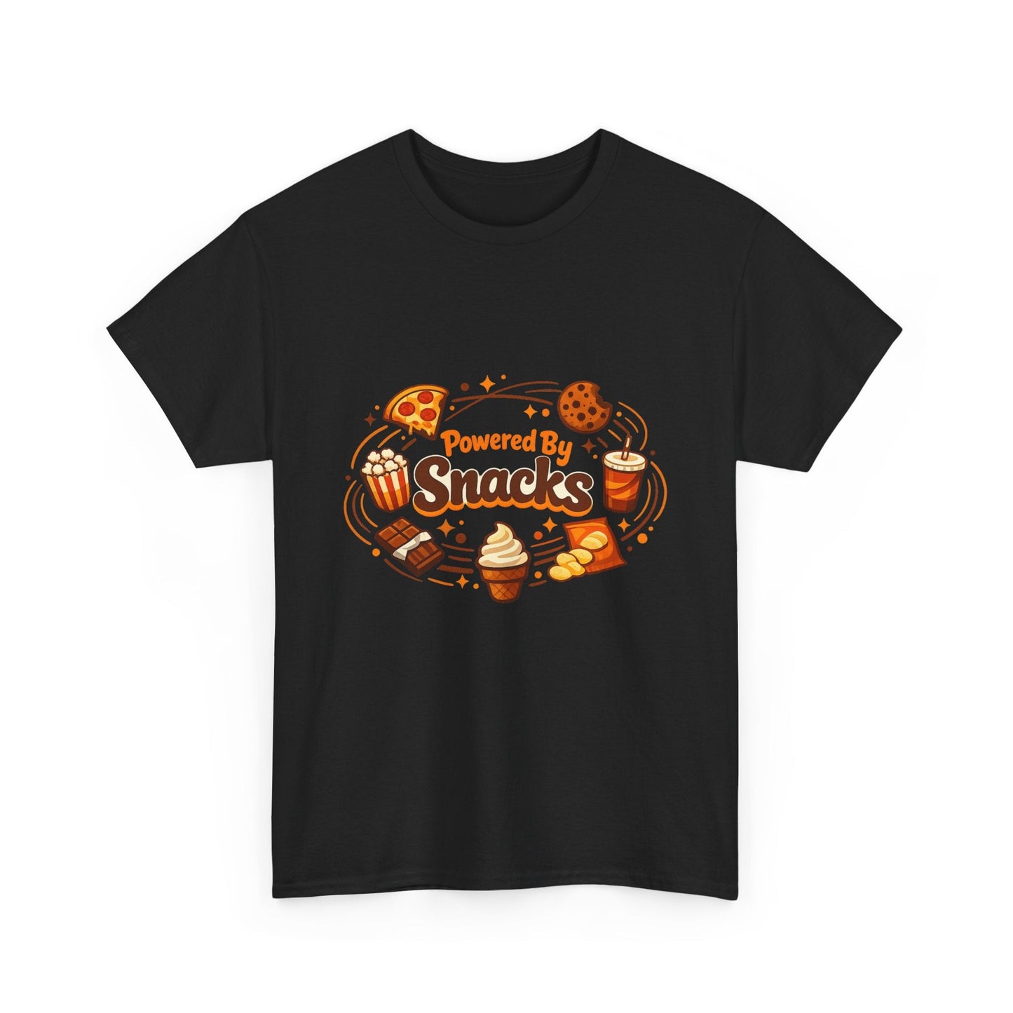 Powered By Snacks T-Shirt Printify