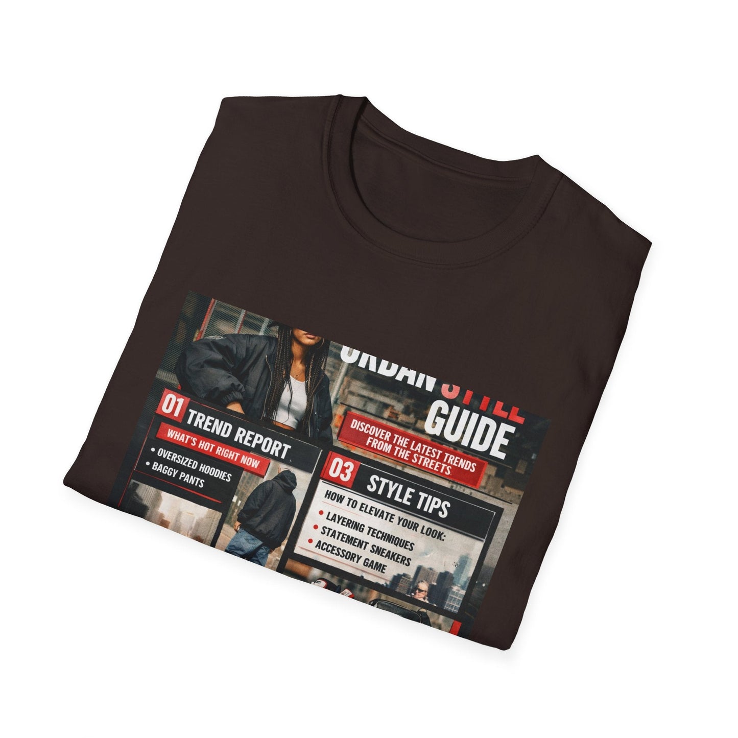 Urban Style Guide T-Shirt — Vintage Streetwear Graphic Tee Printify