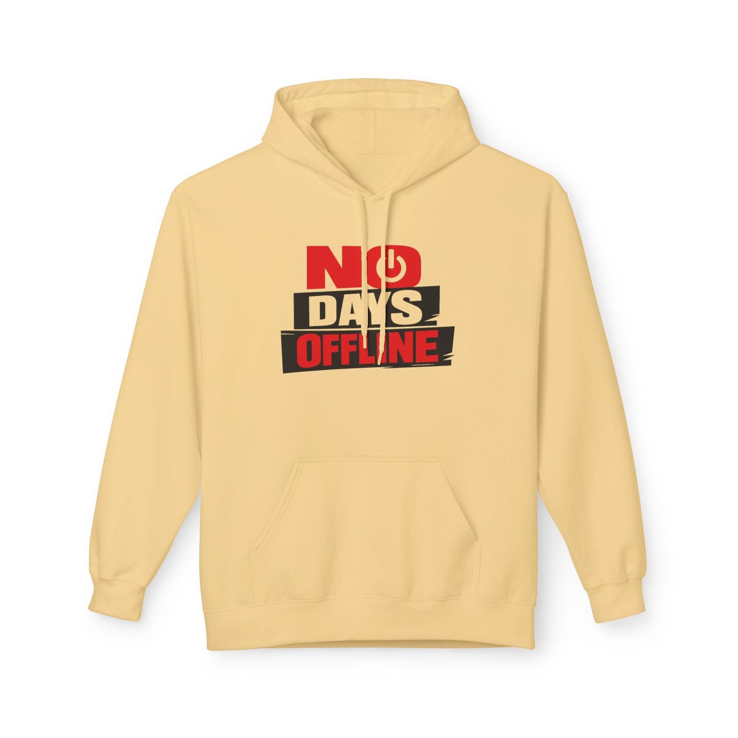 No Days Offline Hoodie — Gamer / Streamer Graphic Pullover Printify