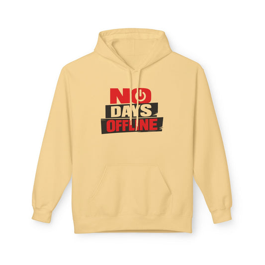 No Days Offline Hoodie — Gamer / Streamer Graphic Pullover Printify