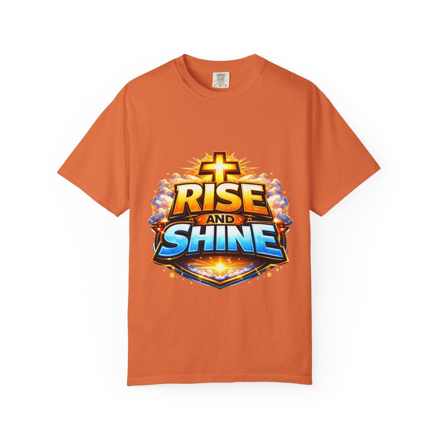 Rise and Shine Christian T-Shirt for Men – Inspirational Graphic Tee Printify