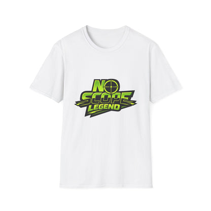 No Scope Legend T-Shirt — Gamer/Streamer Aim Training Tee Printify