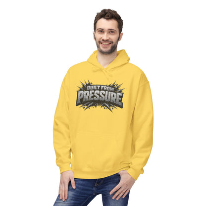 Build From Pressure Hoodie — Motivational Graphic Pullover Printify