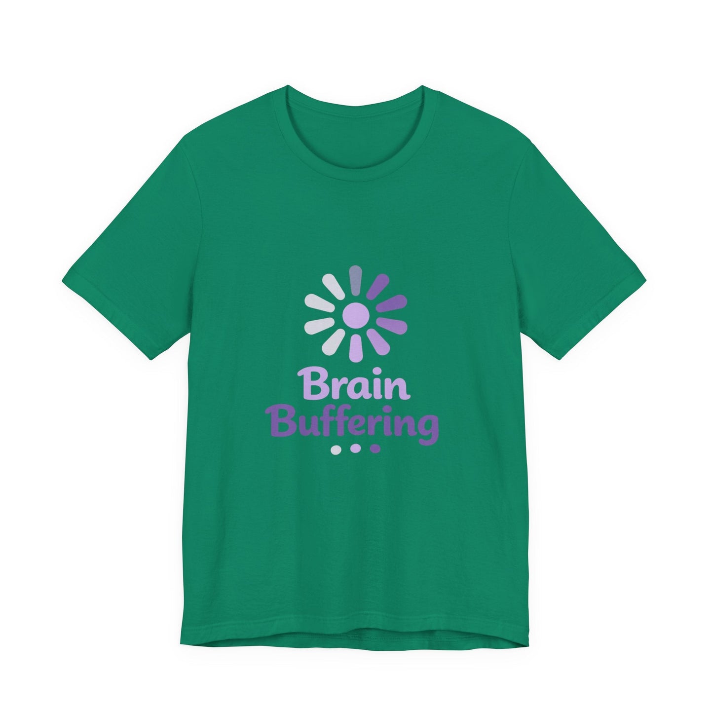 Brain Buffering T-Shirt — Funny Loading Graphic Tee for Neurodivergent & Mental Health Awareness Printify