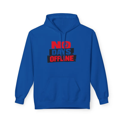 No Days Offline Hoodie — Gamer / Streamer Graphic Pullover Printify
