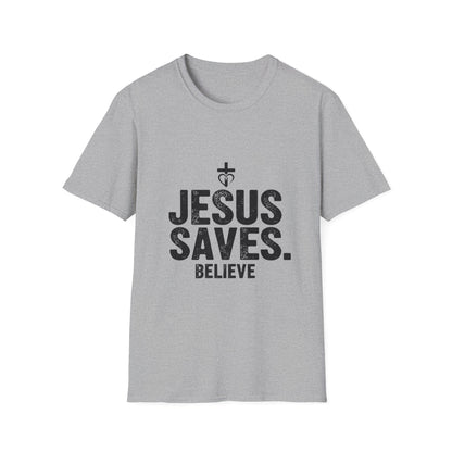 Christian Cross T-Shirt – Unisex “His Sacrifice Brought Hope & New Life” Inspirational Tee Printify