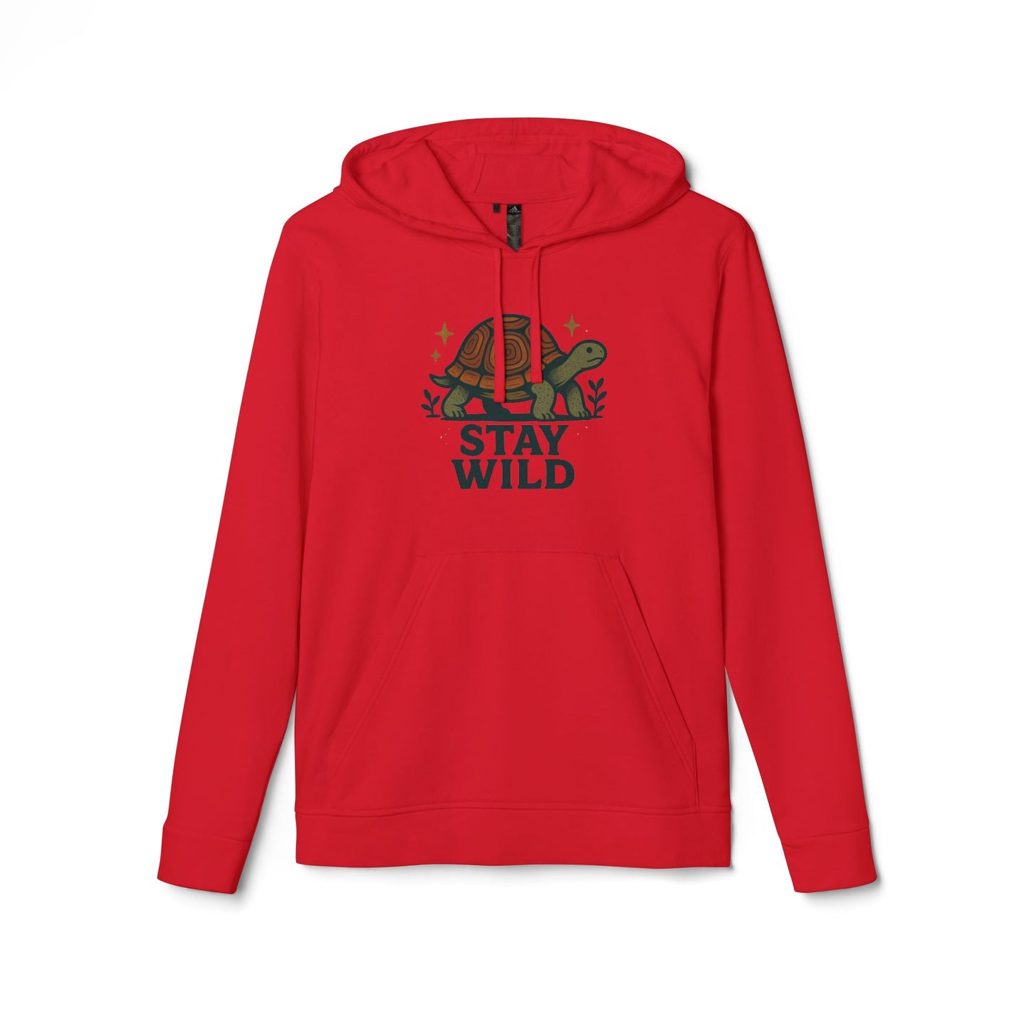 Turtle “Stay Wild” Hoodie for Women – Nature Lover Graphic Hoodie Printify