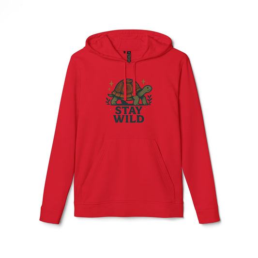 Turtle “Stay Wild” Hoodie for Women – Nature Lover Graphic Hoodie