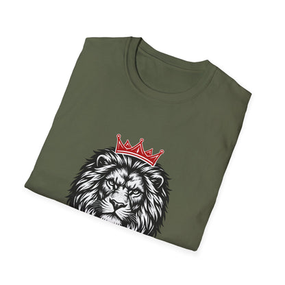No Fear Lion T‑Shirt — Crowned Lion Graphic Tee Printify