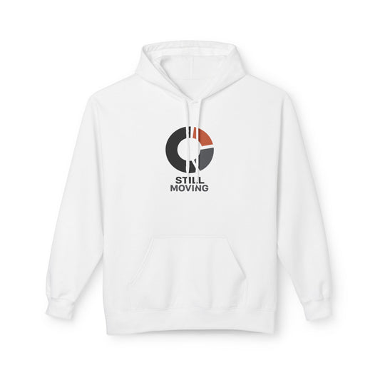 Still Moving Logo Hoodie — Minimalist Motivational Pullover